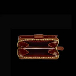 Portafogli in pelle donna con portamonete-The Bridge Outlet