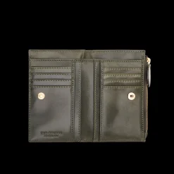 Portafogli in pelle donna con zip-The Bridge Discount