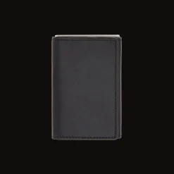 Portcarte in pelle a scatto con protezione rfid-The Bridge Outlet