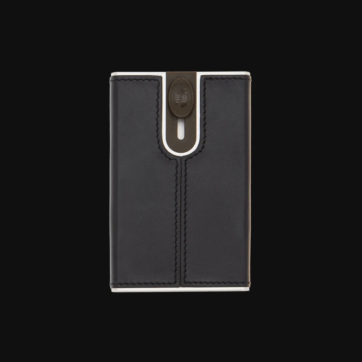 Portcarte in pelle a scatto con protezione rfid-The Bridge