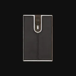 Portcarte in pelle a scatto con protezione rfid-The Bridge Sale
