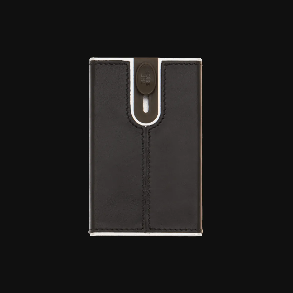 Portcarte in pelle a scatto con protezione rfid-The Bridge Sale