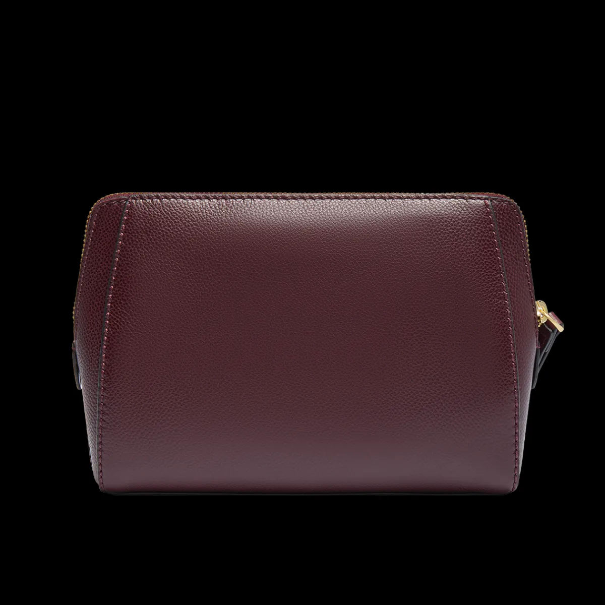 Pouch in pelle da polso con zip medium size-The Bridge