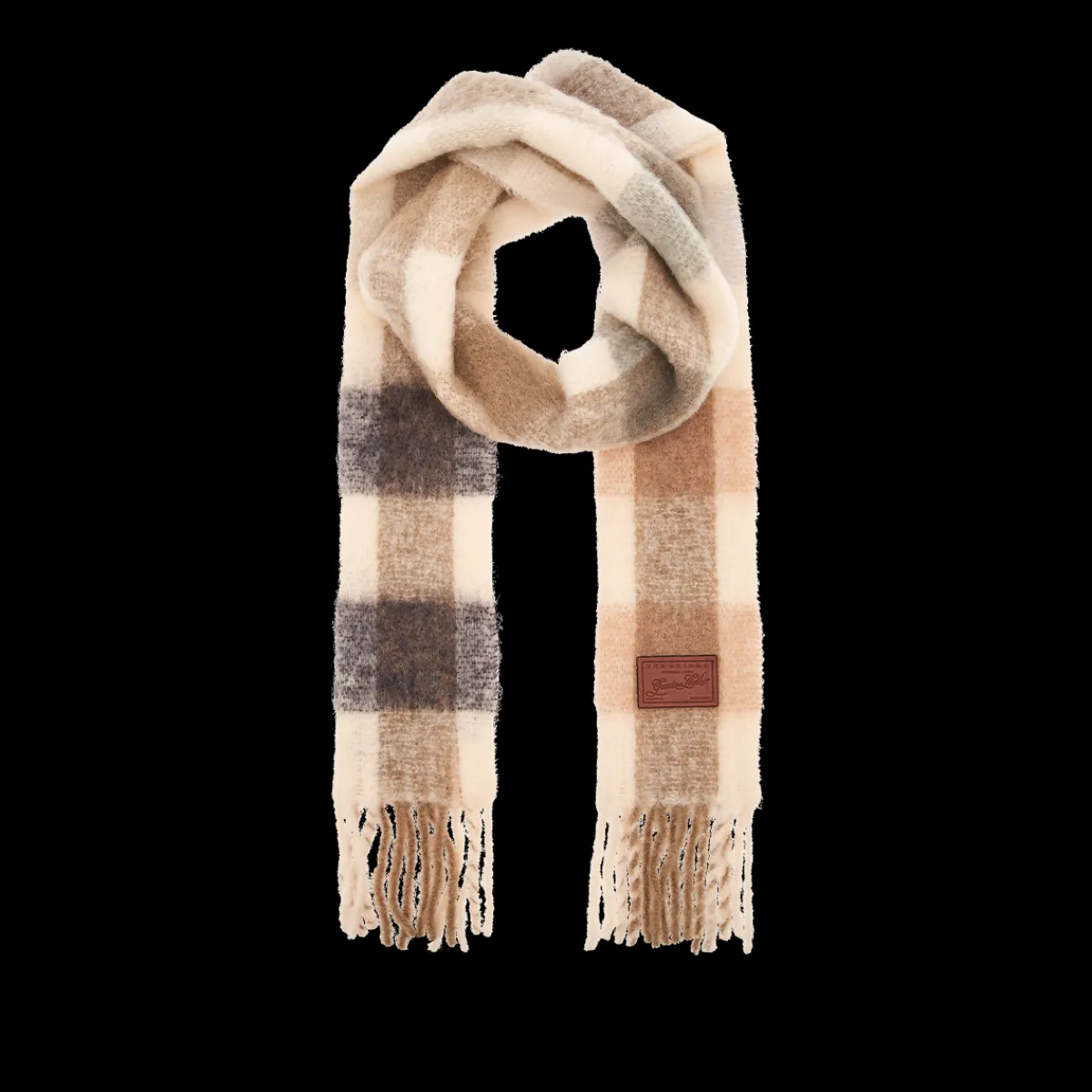 Stola in lana con frange-The Bridge Sale
