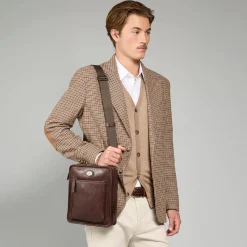 Tracolla in pelle uomo-The Bridge Sale