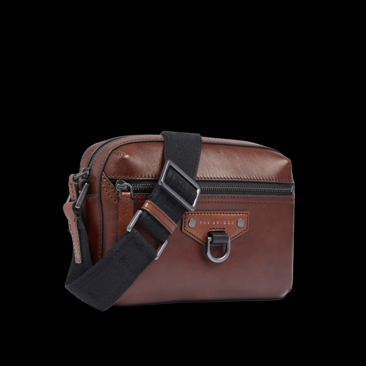 Tracolla in pelle uomo-The Bridge New