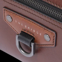 Tracolla in pelle uomo-The Bridge New