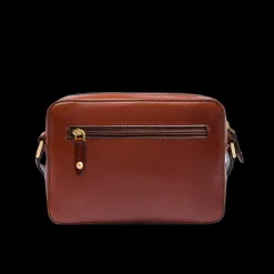 Tracolla in pelle uomo con zip frontale-The Bridge Best