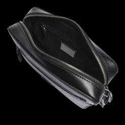 Tracolla in pelle uomo con zip frontale-The Bridge New