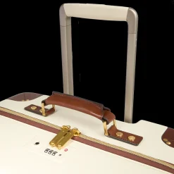 Trolley in pelle e policarbonato medium-The Bridge Hot