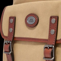 Zaino di pelle e tessuto uomo-The Bridge Sale