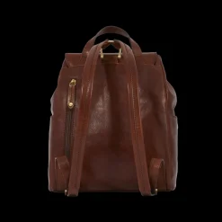 Zaino donna pelle con tasca frontale-The Bridge Best