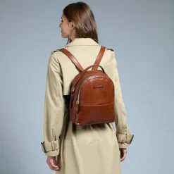 Zaino in pelle da donna-The Bridge Hot