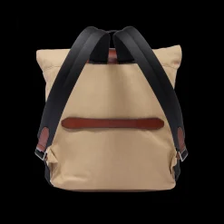 Zaino in pelle e tessuto uomo-The Bridge Sale