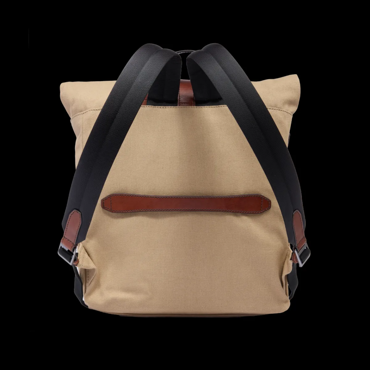 Zaino in pelle e tessuto uomo-The Bridge Sale