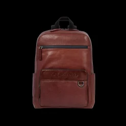 Zaino in pelle porta pc uomo-The Bridge Discount