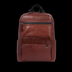 Zaino in pelle porta pc uomo-The Bridge