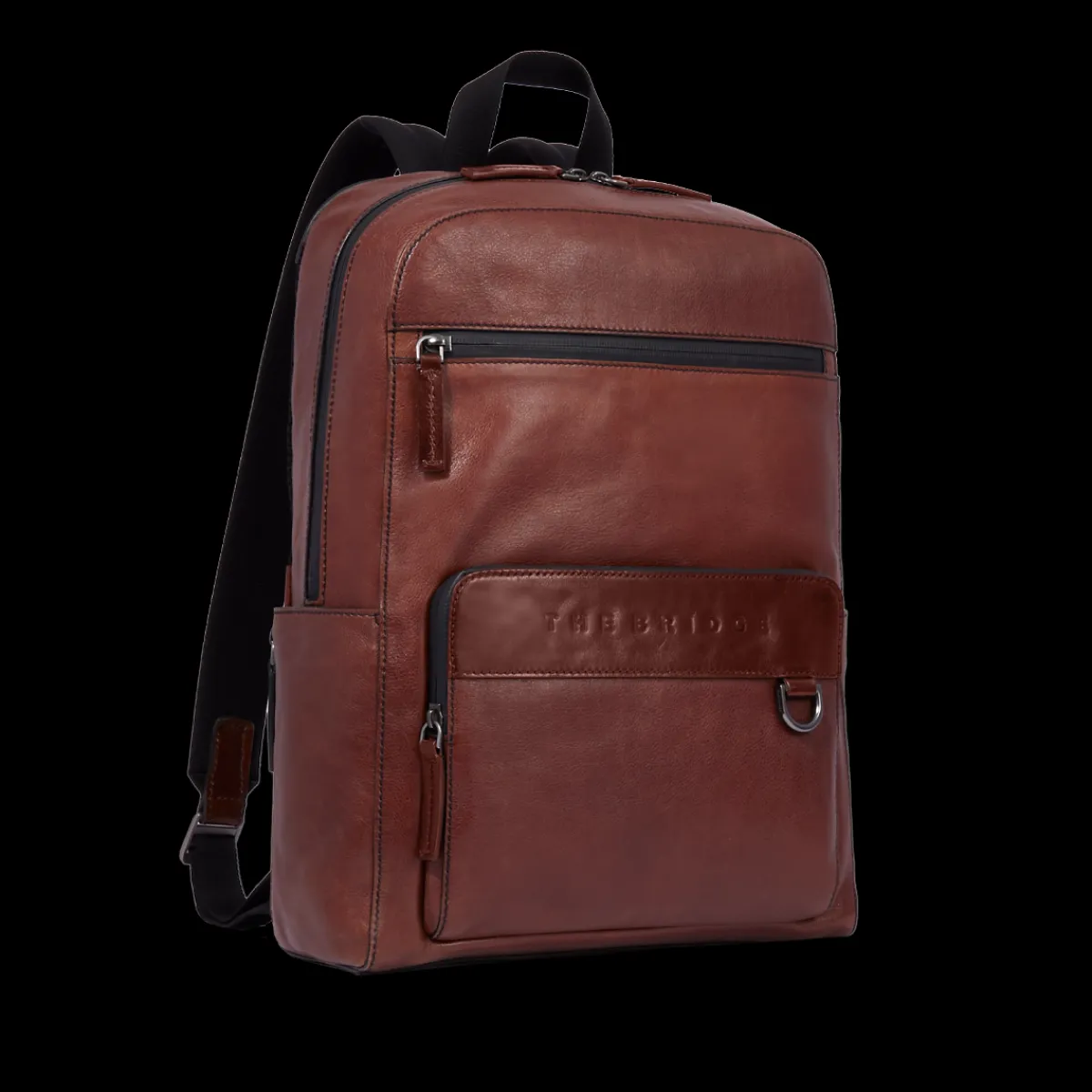 Zaino in pelle porta pc uomo-The Bridge