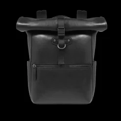Zaino in pelle uomo con apertura roll-top-The Bridge Clearance