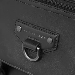 Zaino in pelle uomo con patta-The Bridge Sale