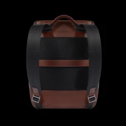 Zaino in pelle uomo con patta-The Bridge Discount
