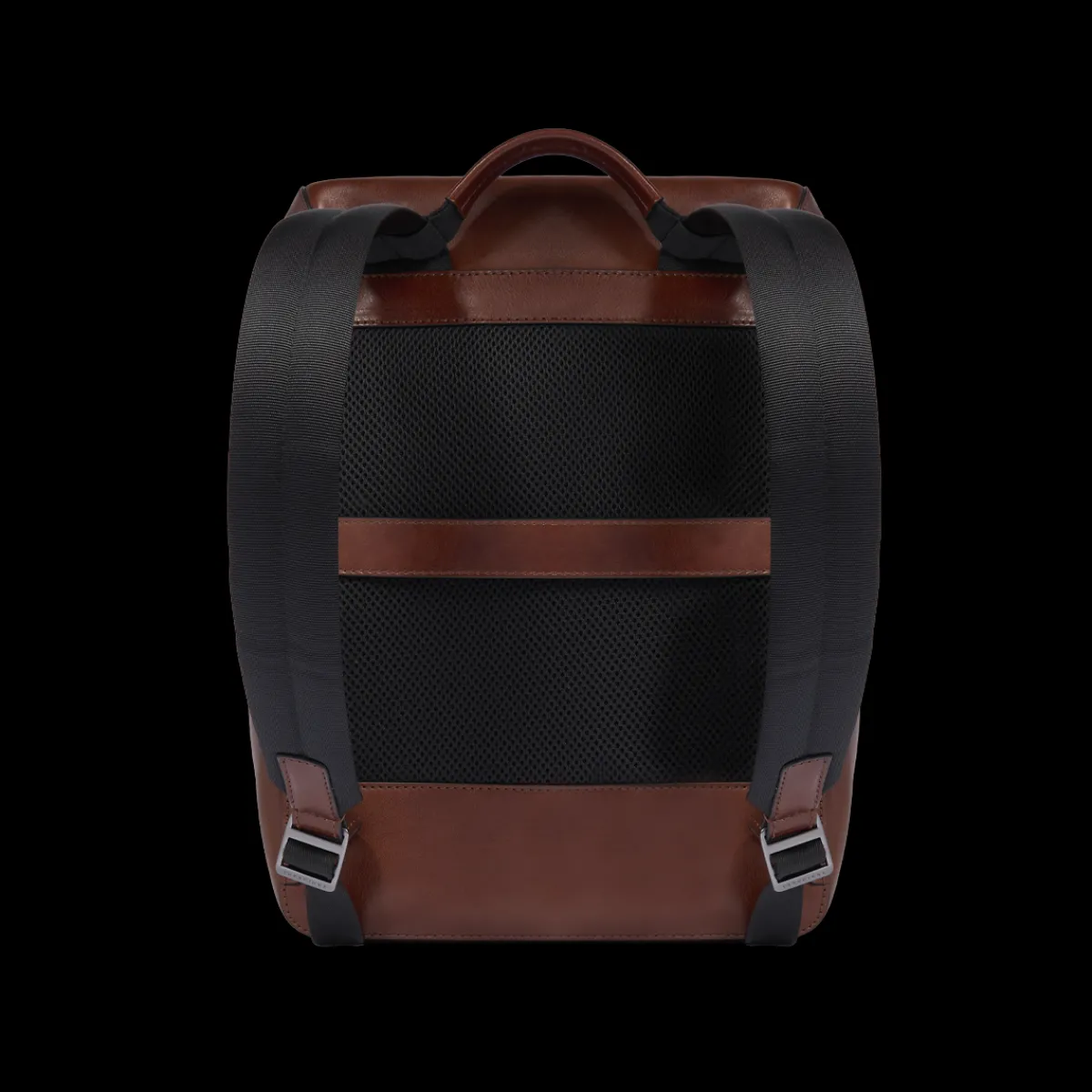 Zaino in pelle uomo con patta-The Bridge Discount